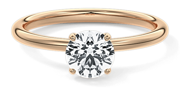 Engagement Rings Apricot Gold